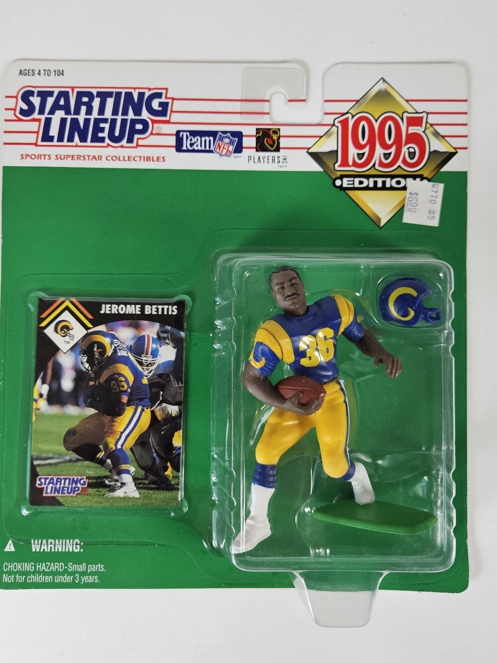 Starting Lineup 1995 Jerome Bettis Los Angeles Rams NFL New And Sealed